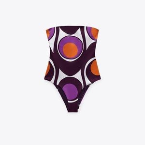 ZARA PRINTED SWIMSUIT